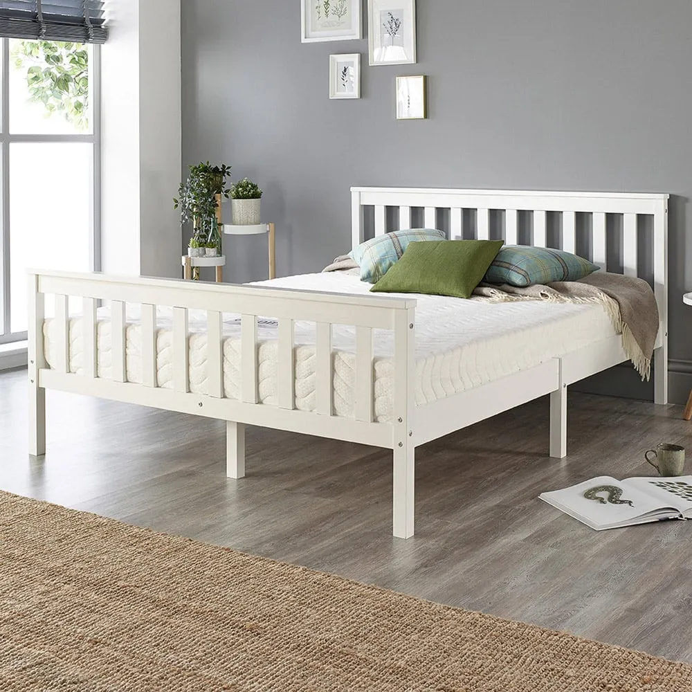 Atlantic Super King Bed Frame - White