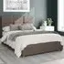 Caine Double Ottoman Bed with Storage - Grey, Fabric