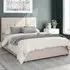 Caine Double Ottoman Bed with Storage - Natural, Saxon Twill