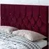 Catherine Lansfield Boutique Double Headboard - Berry, Velvet