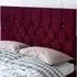Catherine Lansfield Boutique Single Headboard - Berry, Velvet