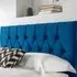 Catherine Lansfield Boutique Single Headboard - Navy, Velvet