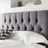 Catherine Lansfield Boutique Single Headboard - Steel, Velvet