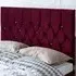 Catherine Lansfield Boutique Small Double Headboard - Berry, Velvet