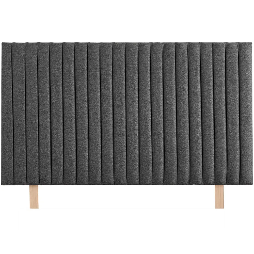 Catherine Lansfield Soho Single Headboard - Charcoal, Saxon Twill