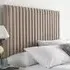 Catherine Lansfield Soho Single Headboard - Natural, Saxon Twill