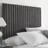 Catherine Lansfield Soho Super King Headboard - Charcoal, Saxon Twill