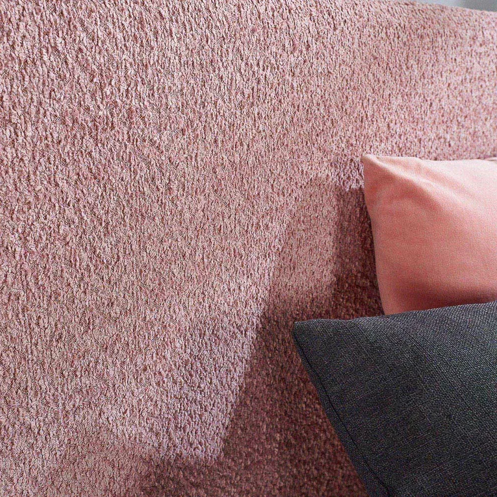 Garland Double Ottoman Bed Frame with Storage - Pink, Boucle