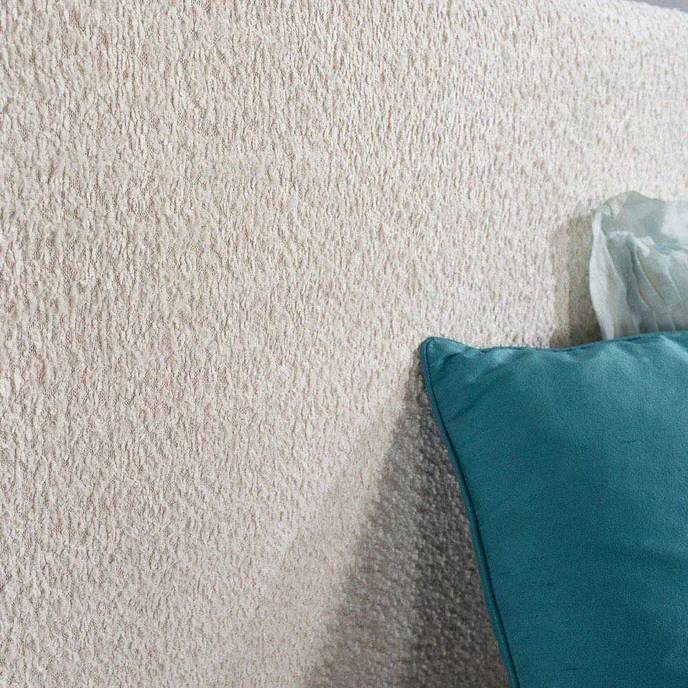 Garland Single Ottoman Bed Frame with Storage - Cream, Boucle