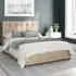 Hepburn Double Ottoman Bed with Storage - Beige, Linen