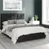 Hepburn Double Ottoman Bed with Storage - Charcoal, Linen
