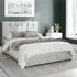 Hepburn Single Ottoman Bed with Storage - Grey, Cotton
