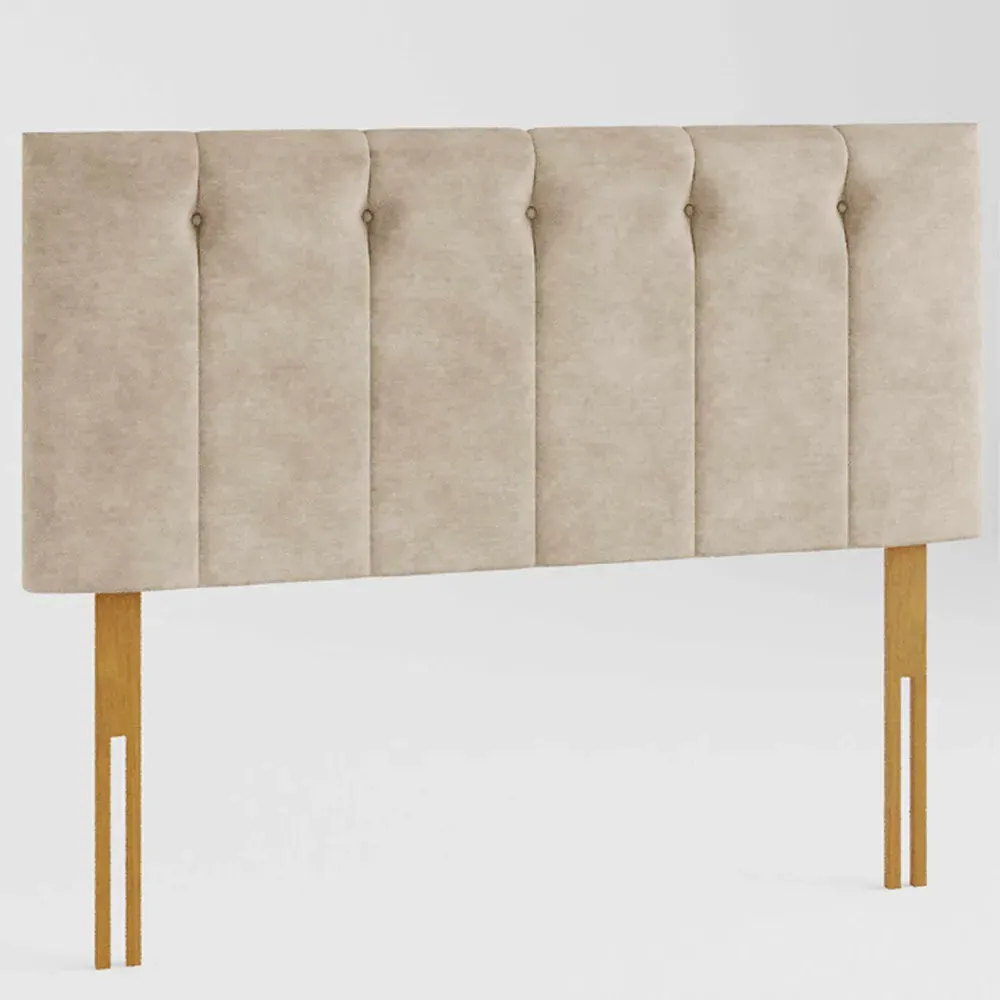 Hepburn Small Double Headboard - Natural, Linen