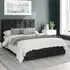Hepburn Small Double Ottoman Bed with Storage - Charcoal, Linen