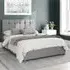 Hepburn Small Double Ottoman Bed with Storage - Grey, Linen
