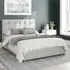 Hepburn Super King Ottoman Bed with Storage - Grey, Cotton