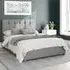Hepburn Super King Ottoman Bed with Storage - Grey, Linen
