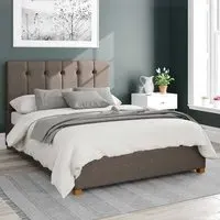 Hepburn Super King Ottoman Bed with Storage - Slate