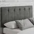 Hepburn Super King Size Headboard - Grey, Linen