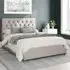 Olivier Double Ottoman Bed with Storage - White, Linen