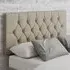 Olivier King Size Headboard - Cream, Linen