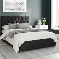 Olivier Super King Ottoman Bed with Storage - Charcoal