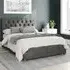 Olivier Super King Ottoman Bed with Storage - Granite, Linen