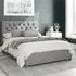 Olivier Super King Ottoman Bed with Storage - Grey, Linen