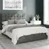 Sinatra Double Ottoman Bed with Storage - Grey, Linen