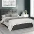 Sinatra Single Ottoman Bed with Storage - Charcoal, Twill