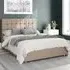 Sinatra Single Ottoman Bed with Storage - Cream, Malham Weave