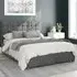 Sinatra Super King Ottoman Bed with Storage - Charcoal, Velour