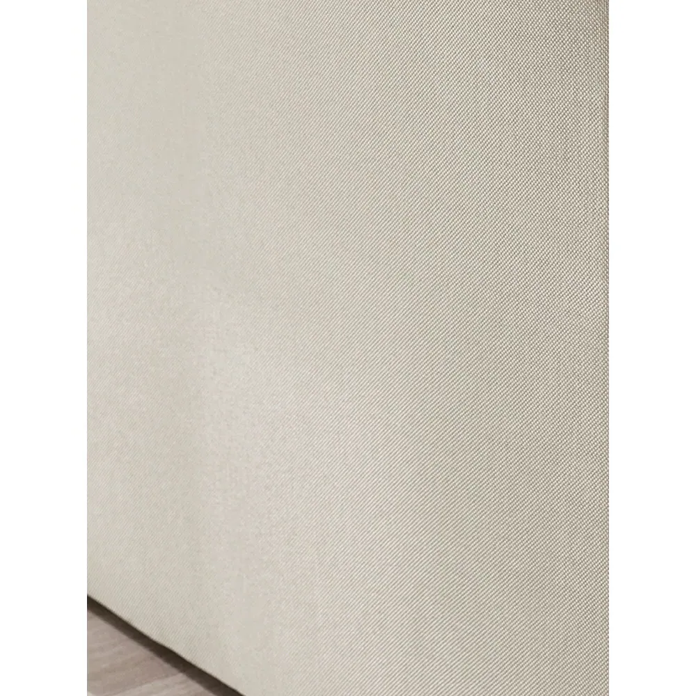 Helix Double Ottoman Bed with Storage - Natural, Velvet