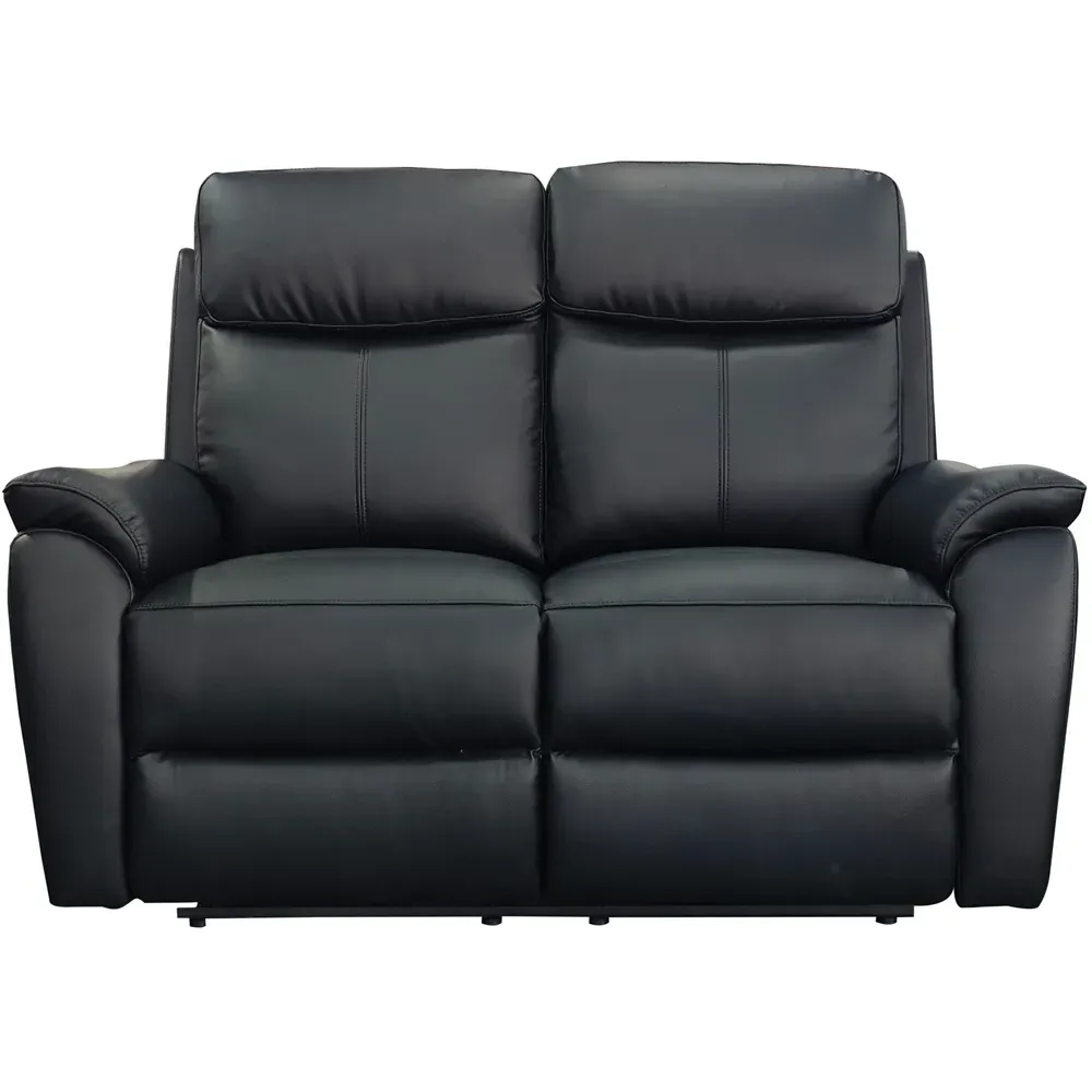 Kingsmere 2-Seater Power Recliner Sofa - Black, Leather