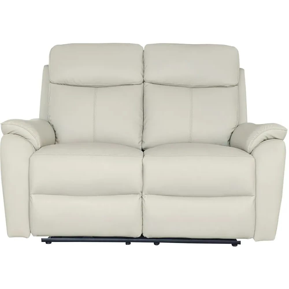 Kingsmere 2-Seater Power Recliner Sofa with USB - Grey, Leather