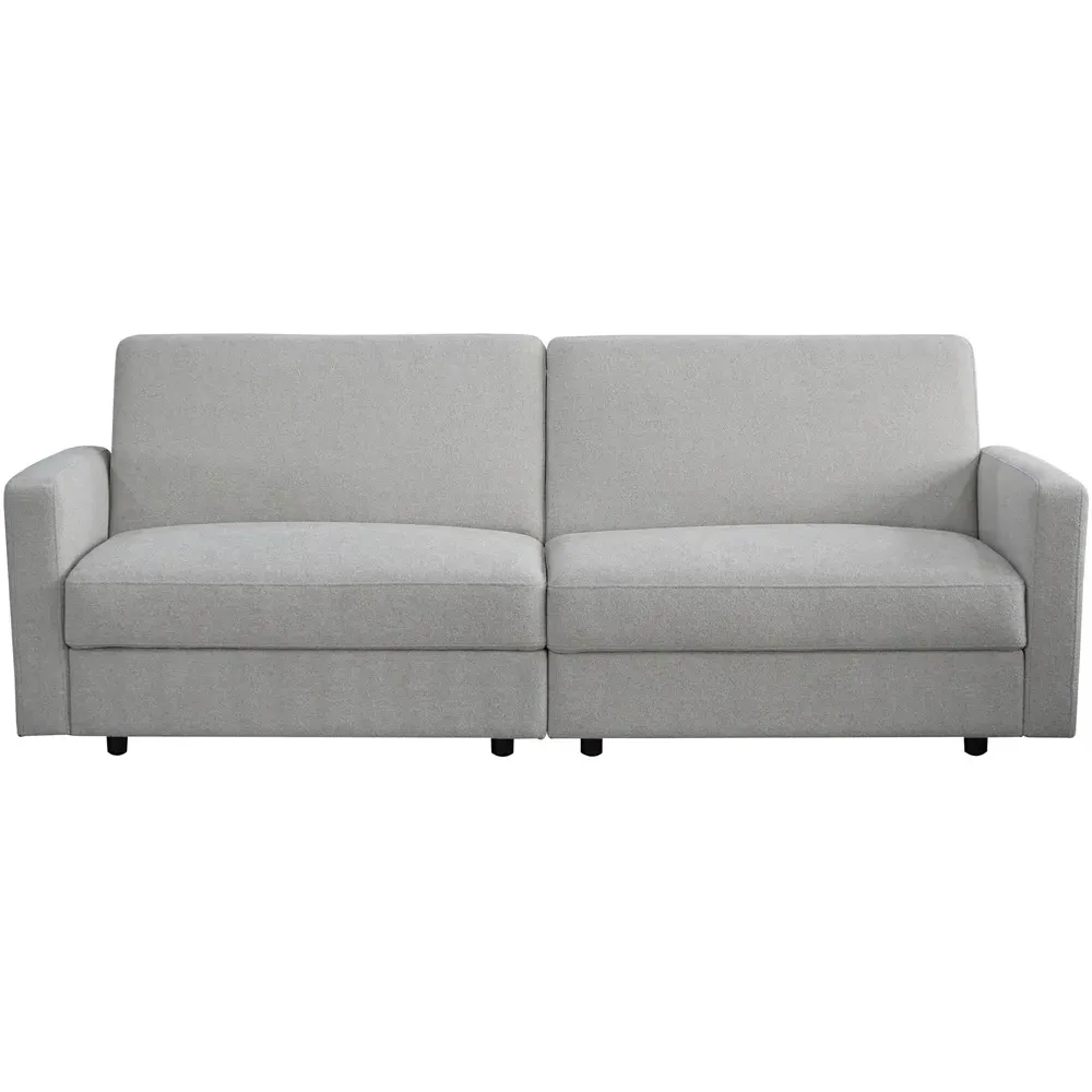 Vault 2-Seater Sofa Bed with Dual Storage - Grey