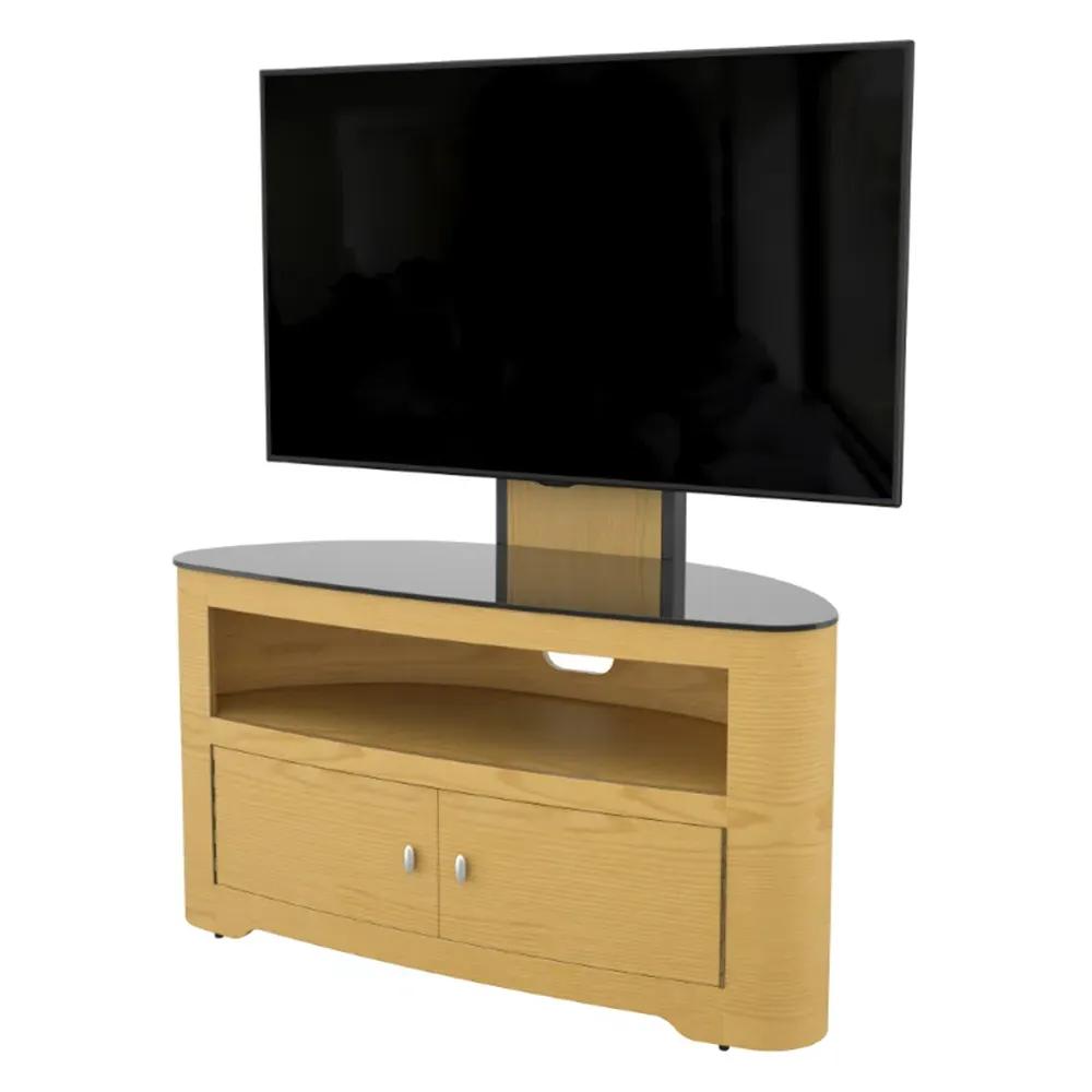 Affinity Blenheim Curved TV Unit - Oak