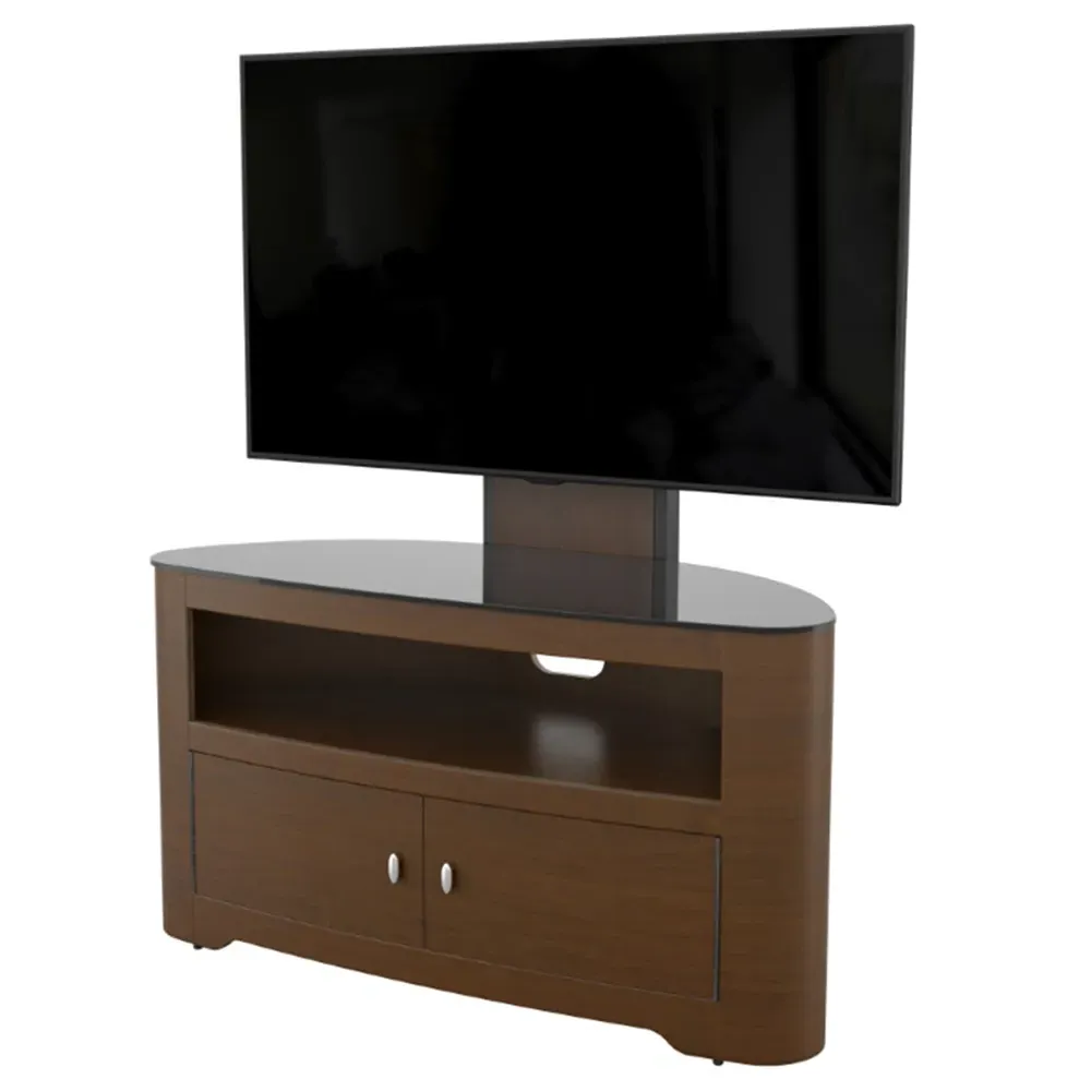 Affinity Blenheim Curved TV Unit - Walnut