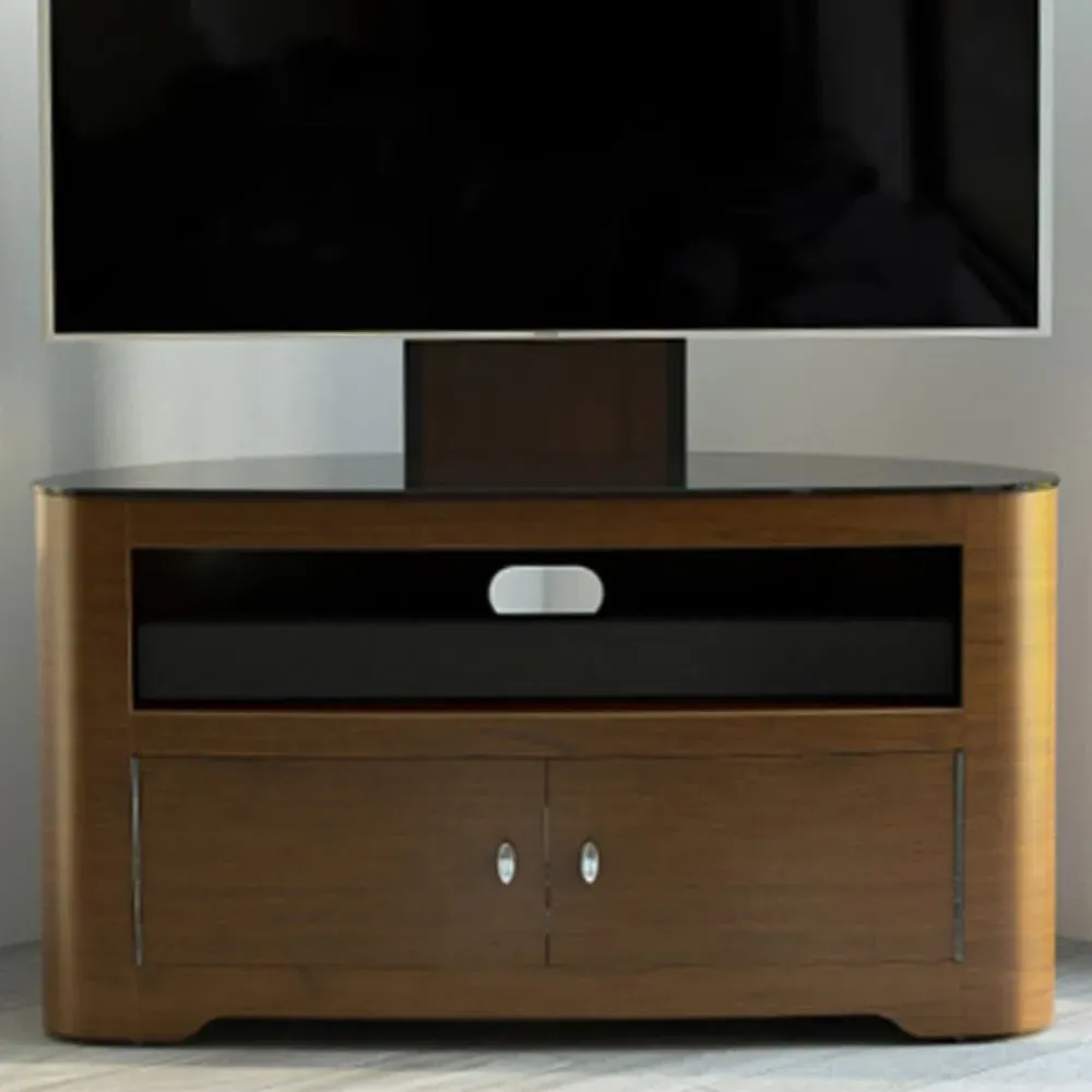 Affinity Blenheim Curved TV Unit - Walnut