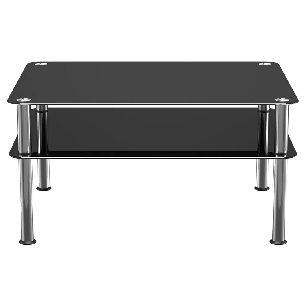 Classic Coffee Table - Black, Glass