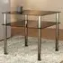 Classic Side Table - Black, Glass