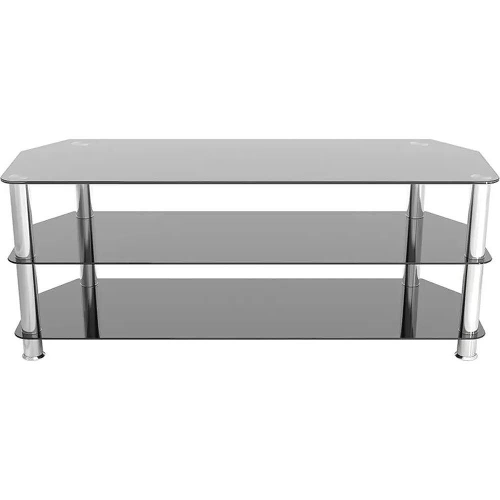 Corner TV Unit - Black, Glass