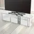 AVF 2 Shelf Corner TV Stand with Cable Management - Clear