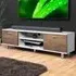 AVF Omaha 2 Door TV Unit with Storage - White, Walnut