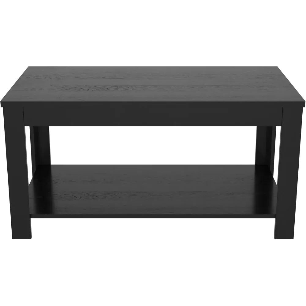 Calibre Coffee Table with Storage - Black, Oak