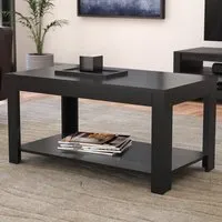 Calibre Coffee Table with Storage - Black, Oak