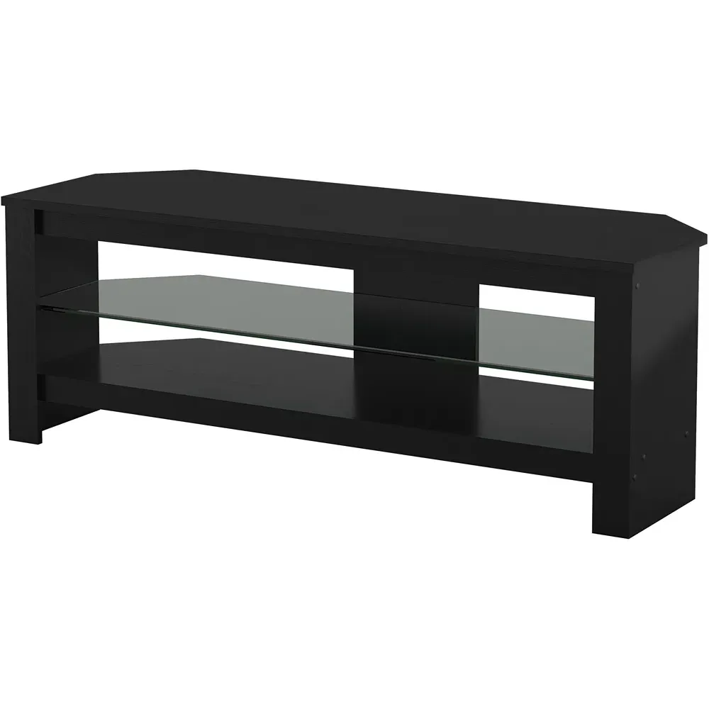 Calibre Plus 2 Shelf TV Unit - Black, Oak
