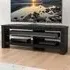 Calibre Plus 2 Shelf TV Unit - Black, Oak