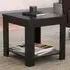 Calibre Side Table with Storage - Black, Oak