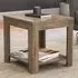 Calibre Side Table with Storage - Brown, Oak
